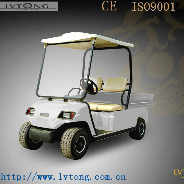2 Passengers Electric Mobile Food Cart with 4 Wheels