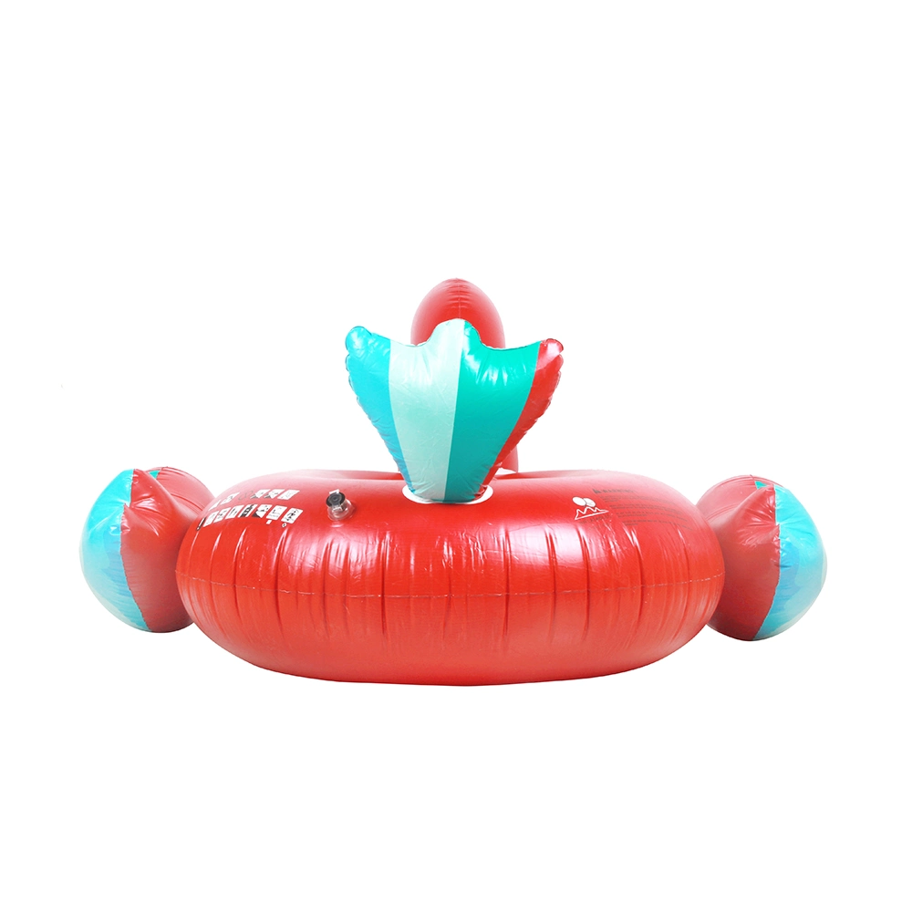 2 Riders Inflatable Bali Rolling Donut Boat Rider for Water Sport Games