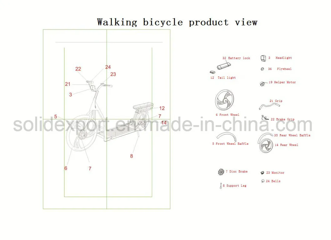 2021 Environmentally Hotsale Luxury Walking Bike Stroll Bicycle Electric Car Treadmill