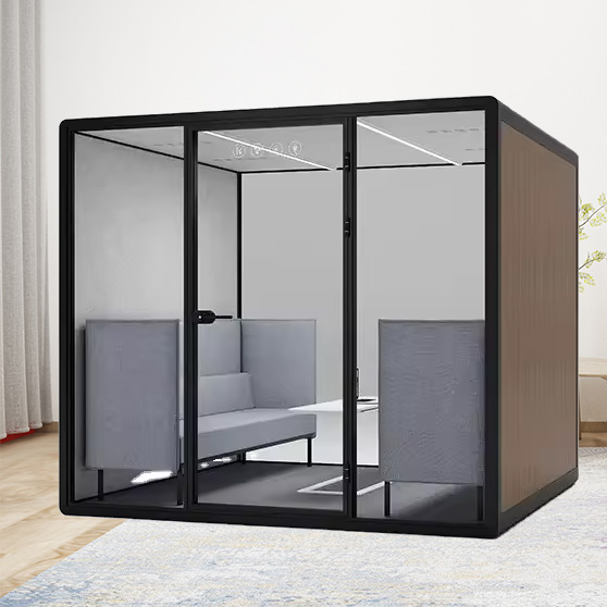 What noise control strategies work best for a movable practice room placed in residential areas