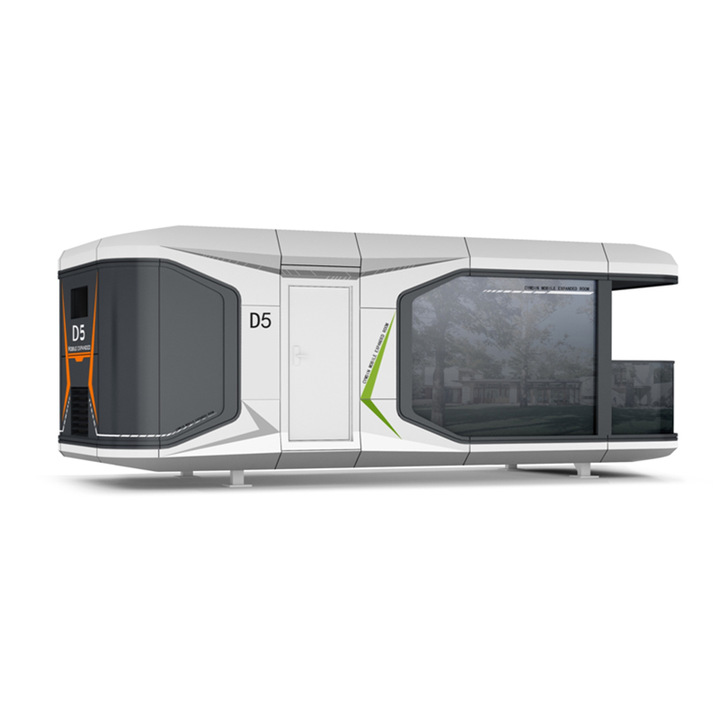 What materials and insulation methods are ideal for a climate resilient Modern Mobile Coffee House Space Capsule