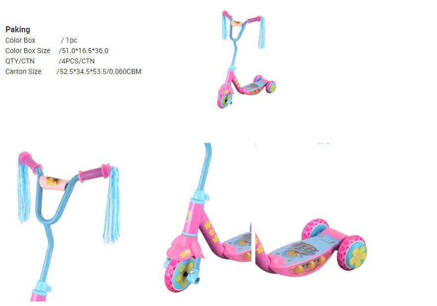 3 Wheel Baby Scooter with Ce Approvals (YV-TS007-Y)