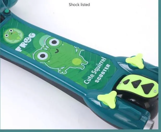 3 Wheels Kid′ S Kick Scooter with Adjustable Height, Fat Wheels