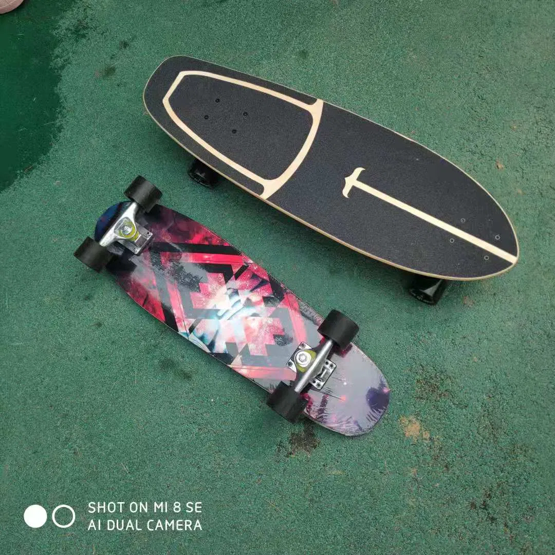 4-Wheel Professional Skateboard Adult Wooden Skateboard Long Skateboard/Maple Deck Skateboard