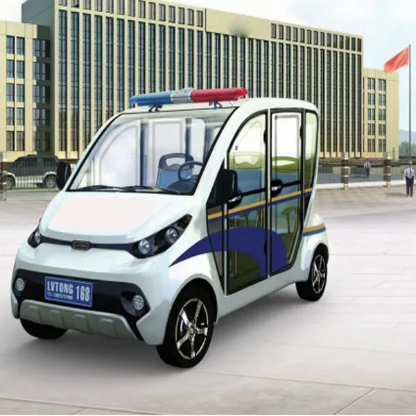 4 Wheels Battery Police Cart for Patrol Use
