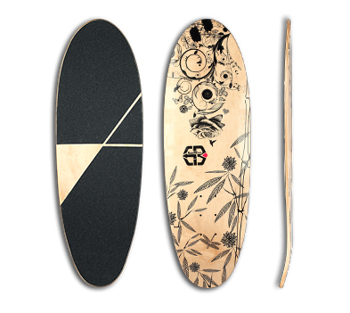 7 Ply Full Canadian Maple Longboard Skateboard Deck (SD-74)