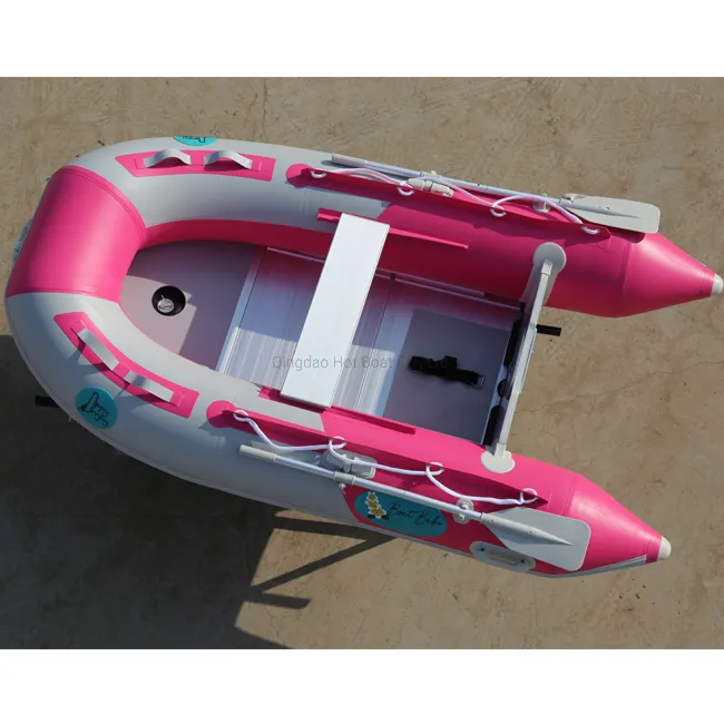 8.8feet 2.7m Aluminum Floor Orca Hypalon PVC Inflatable Boat Fishing Boat Sport Boat Marine Rescue Boat Line Fishing Boat Fishing Dinghy Rubber Dinghy for Sale