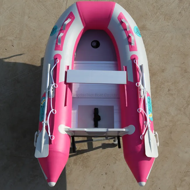 8.8feet 2.7m Aluminum Floor Orca Hypalon PVC Inflatable Boat Fishing Boat Sport Boat Marine Rescue Boat Line Fishing Boat Fishing Dinghy Rubber Dinghy for Sale