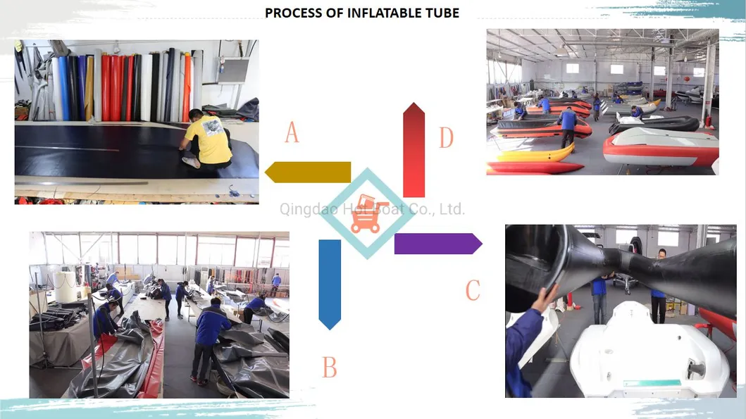 8.8feet 2.7m Aluminum Floor Orca Hypalon PVC Inflatable Boat Fishing Boat Sport Boat Marine Rescue Boat Line Fishing Boat Fishing Dinghy Rubber Dinghy for Sale