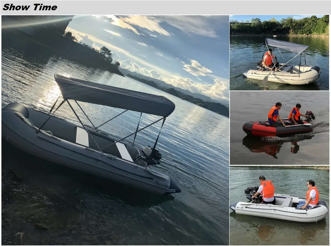 9 FT Inflatable Boat Inflatable Fishing Boat
