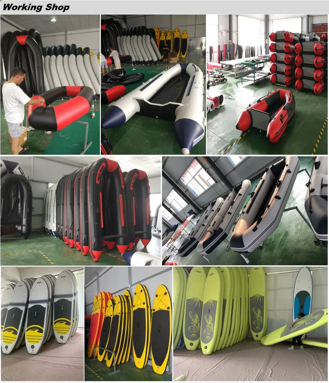 9 FT Inflatable Boat Inflatable Fishing Boat