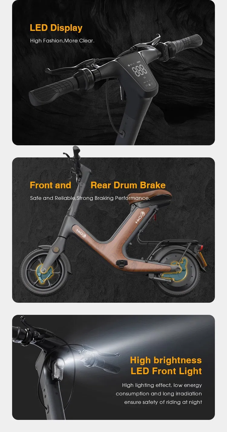 Adult 400W 35km Per Charge Charging Time About 3/4 Hours Easy to Carry Electric Scooter