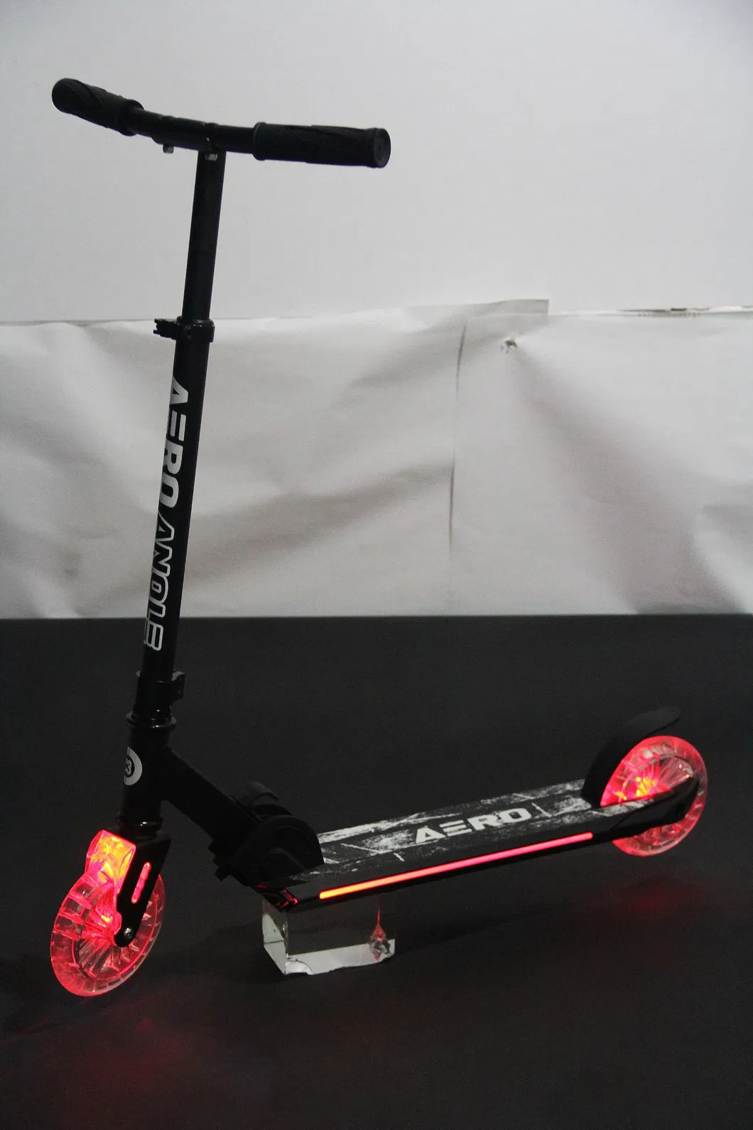 Aero Two Wheels RGB Lights Fold Kids 145mm Big Clear Wheels Kick Scooter C3