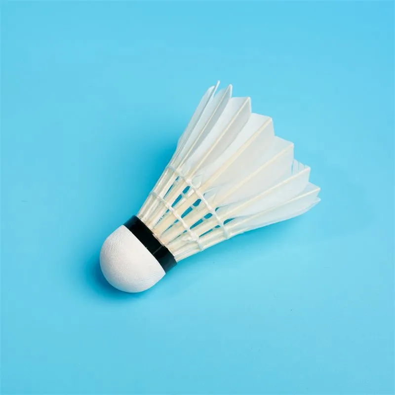 Aeroplane Eg1130 Black Label Class a Goose Feather Badminton Shuttlecock with Full Natural Cork Head