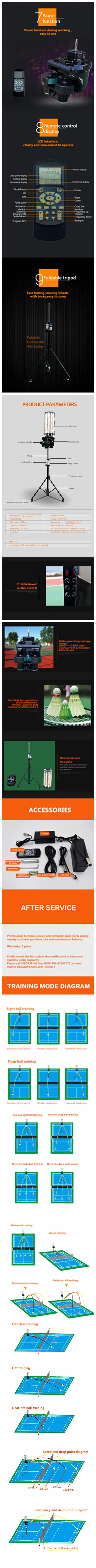 Badminton Shuttlecock Serving Shooter Machine Badminton Feeding Machine (4025)