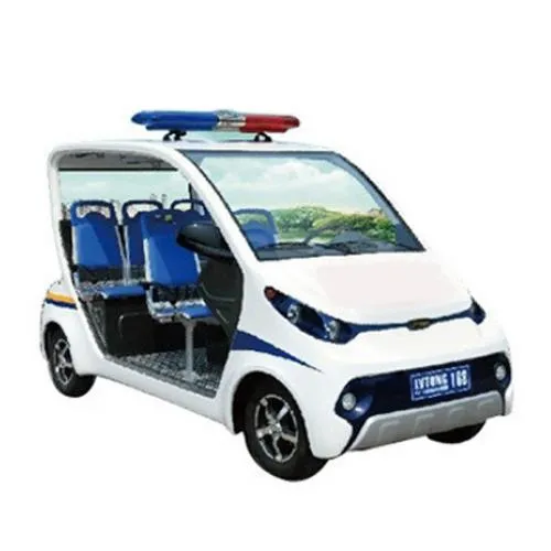Battery Power 4 Seaters Police Patrol Car