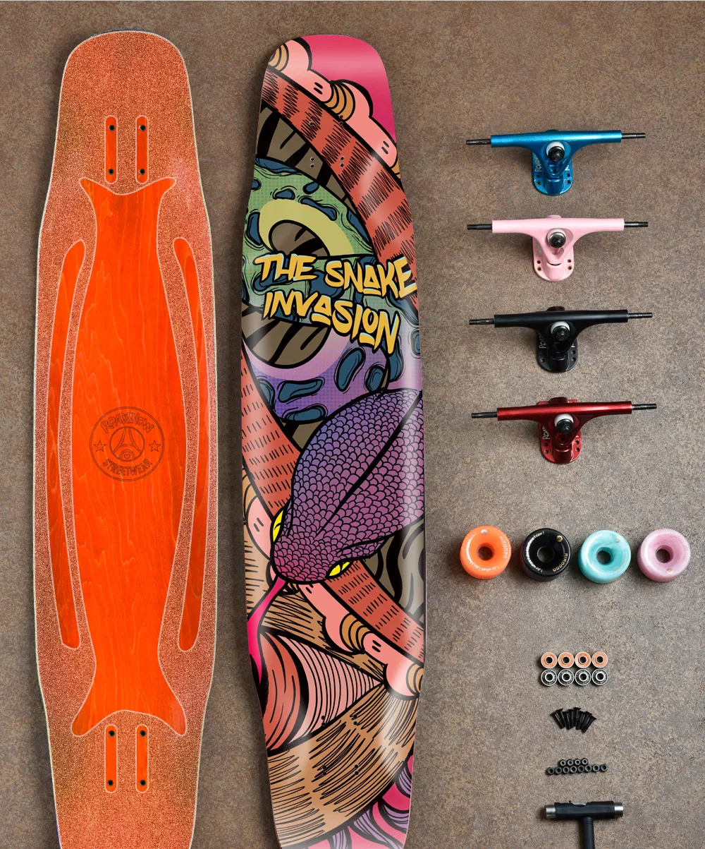 Best Selling 4 Wheel Wooden Skateboard Youth Wooden Skateboard Professional Adult Long Surfskate