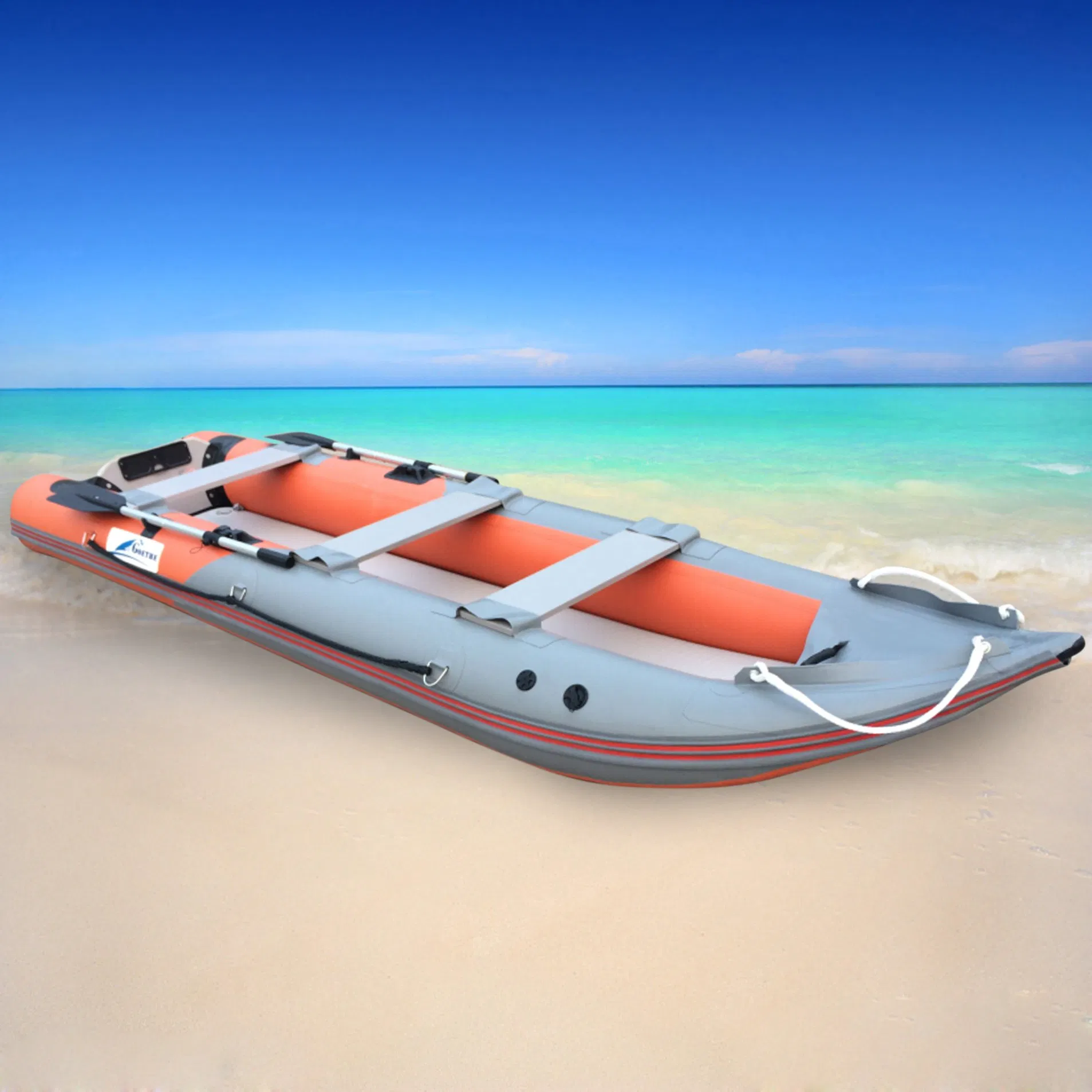 Boat Fiberglass with Motor and Trailer Zeebe Catamaran 4.2m Commercial Yachtboatbuy Goeth 420 Rib Bateau Militaire a Vendre Gtk420