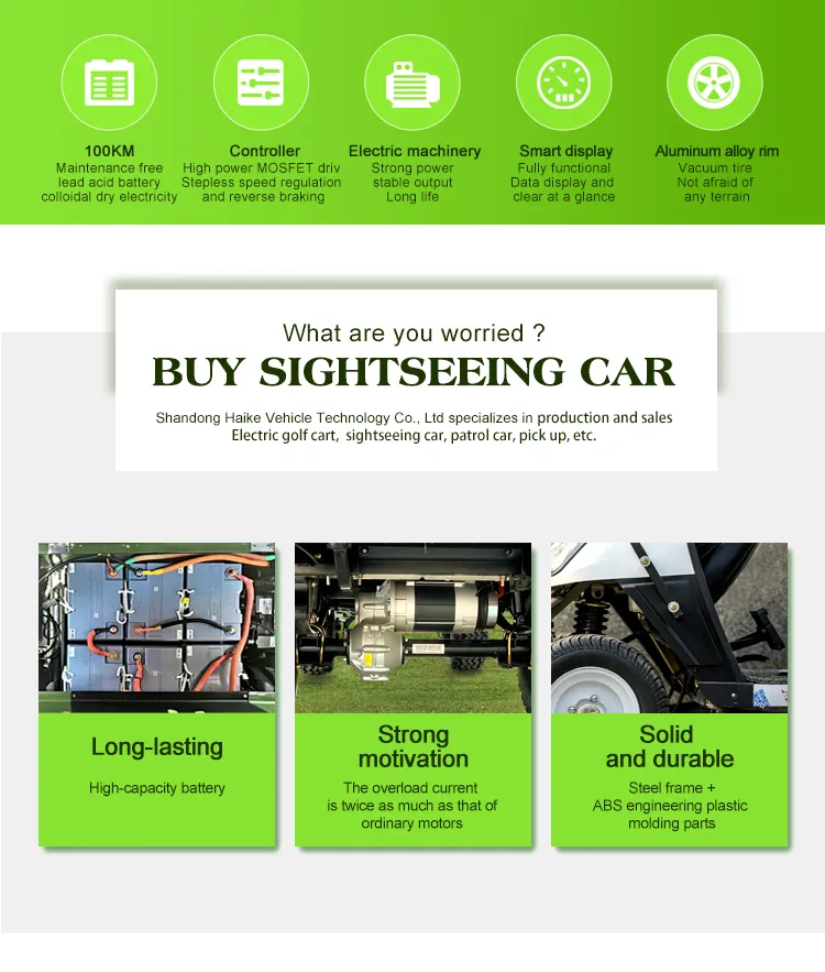 Buggy/Golf Carts Shandong, China E Z Go Cart with CE Hkgr-C2