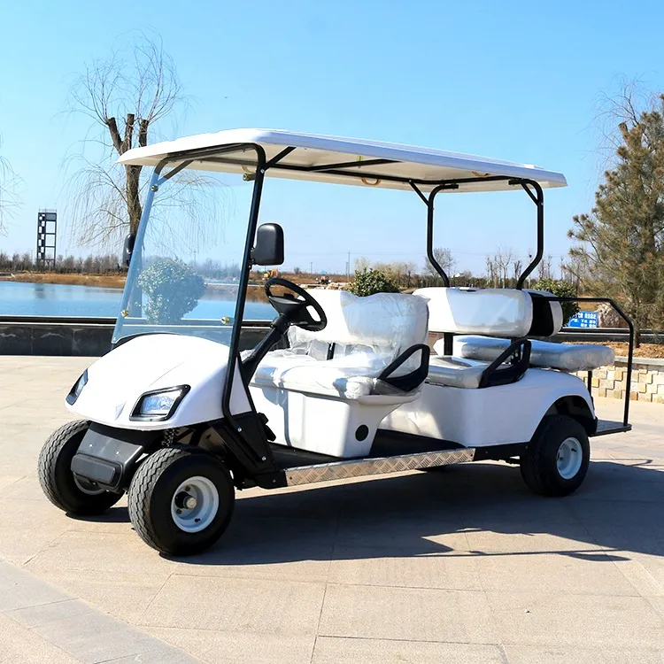 Cheap Mini 4 Wheel 4 Seater 6 Seater Sightseeing Cart Club Electric Golf Carts for Sale