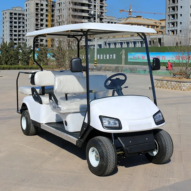 Cheap Mini 4 Wheel 4 Seater 6 Seater Sightseeing Cart Club Electric Golf Carts for Sale