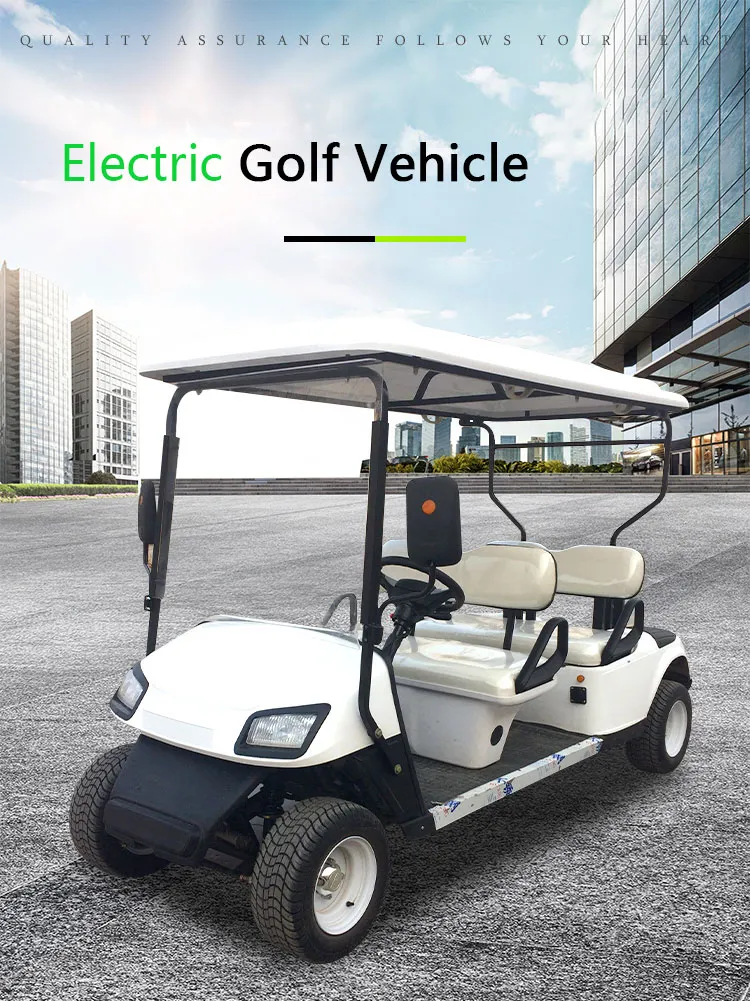 Cheap Mini 4 Wheel 4 Seater 6 Seater Sightseeing Cart Club Electric Golf Carts for Sale