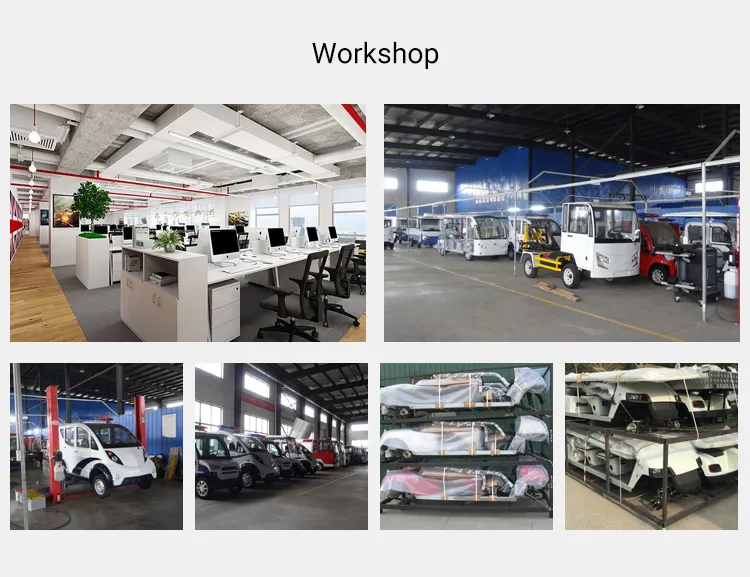 China Manufacturer Resort Use 6 Seats Electric Golf Carts