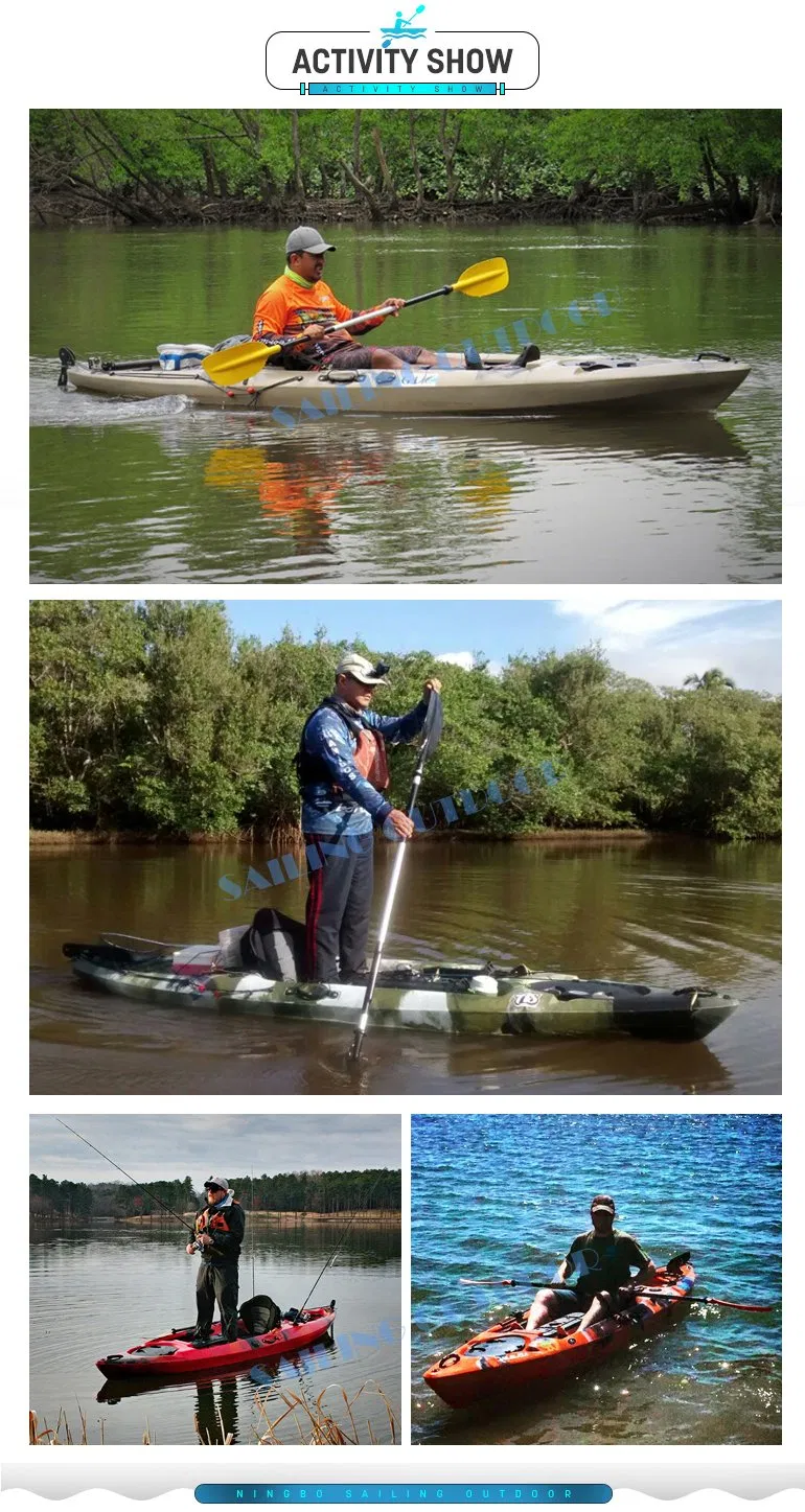 Competitive 13FT Polycarbonate Fishing Kayak Sit on Canoe Kayaks China Manufacturer