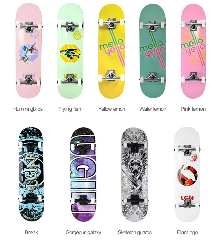 Custom Skateboard Deck and Truck Wholesale Skateboard with Wheels