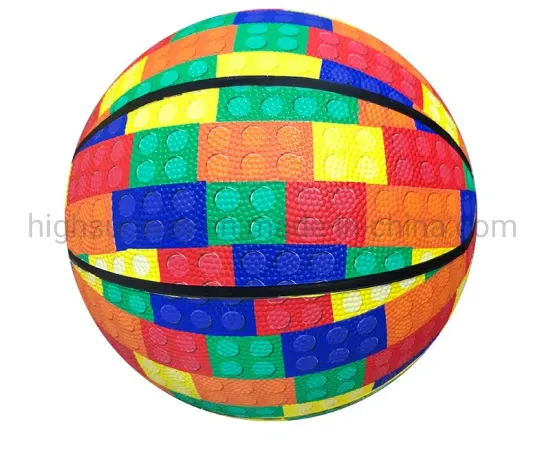 Customized Offficial Size3/5/7 Inflatable Kids Indoor Outdoor Rubber Basketball