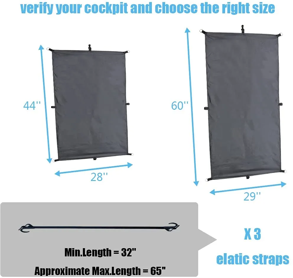 Drape Waterproof Seal Cockpit Cover