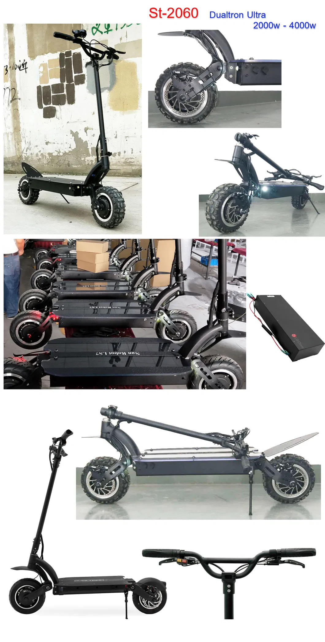 Electrical Electric Motor Scooter 1000W 2000W 3000W 5000W