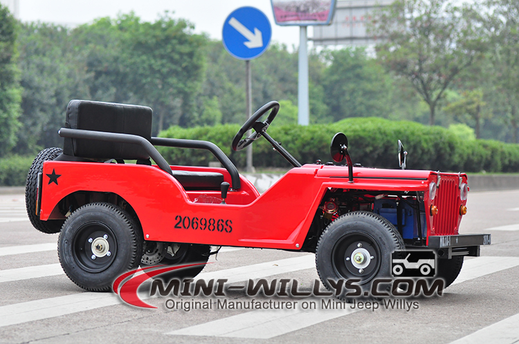 Factory Direct Buy 500W 800W 1000W 1500W 2000W Electric Mini Jeep Willys