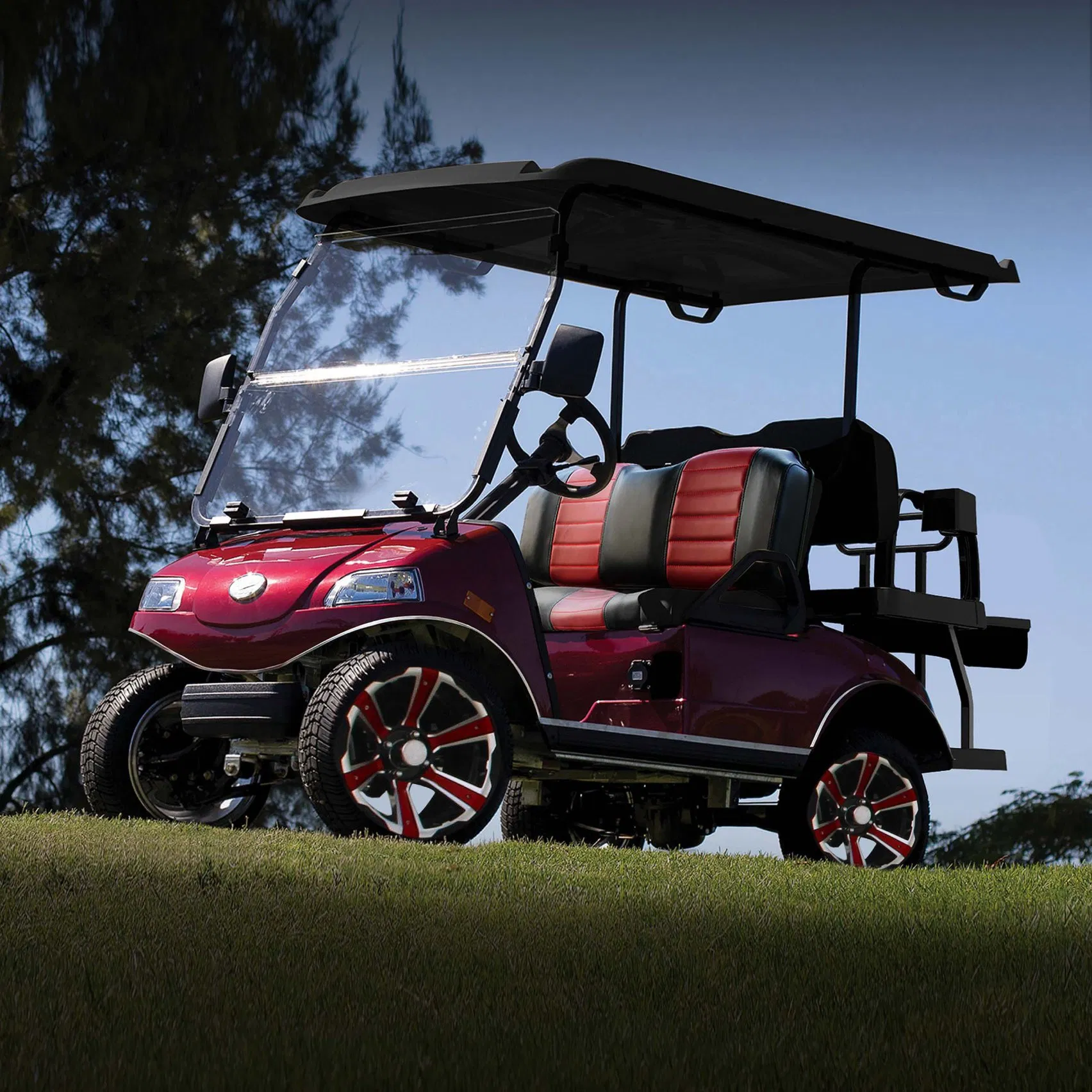 Factory Sales Fast Charging 4 Seater Golf Cart with Lithium Battery
