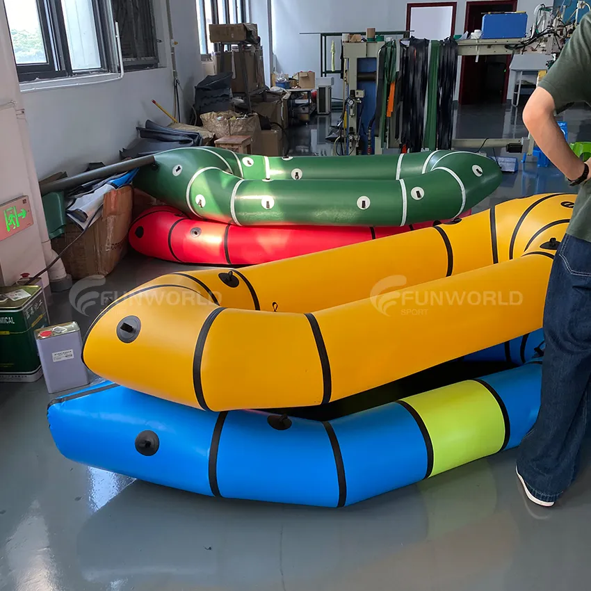 Funworld Ww Ultralight TPU 2-Person Folding Kayak, Rafting Boat Adventure Fot Rafting Fishing