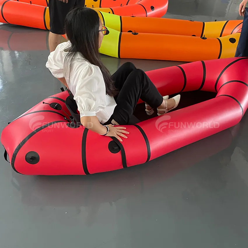 Funworld Ww Ultralight TPU 2-Person Folding Kayak, Rafting Boat Adventure Fot Rafting Fishing