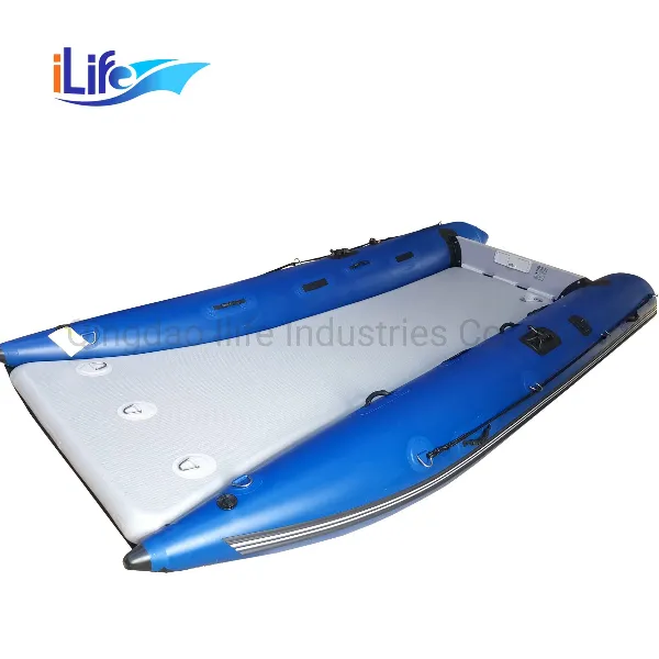 Ilife (4.2m) High Speed-Motor-Fishing Inflatable High Speed Catamaran Boat