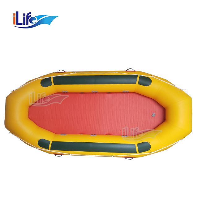 Ilife Inflatable White Water River Flying PVC/Hypalon Inflatable Raft Boat Fishing Whitewater Self Baling Raft with Drop Stitch Floor