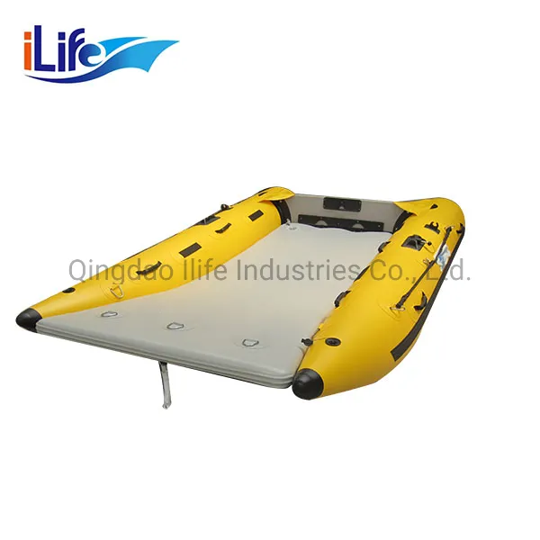 Ilife Sailing Fishing Boat Aluminum Passenger Inflatable Catamaran for Sale