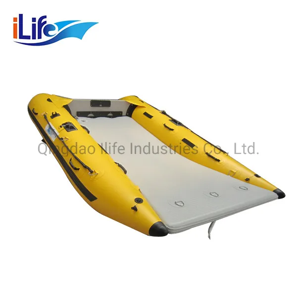 Ilife Sailing Fishing Boat Aluminum Passenger Inflatable Catamaran for Sale