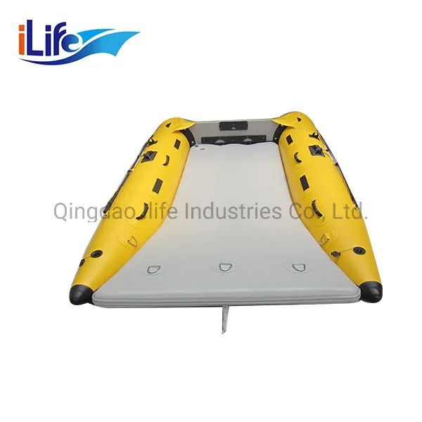 Ilife Sailing Fishing Boat Aluminum Passenger Inflatable Catamaran for Sale