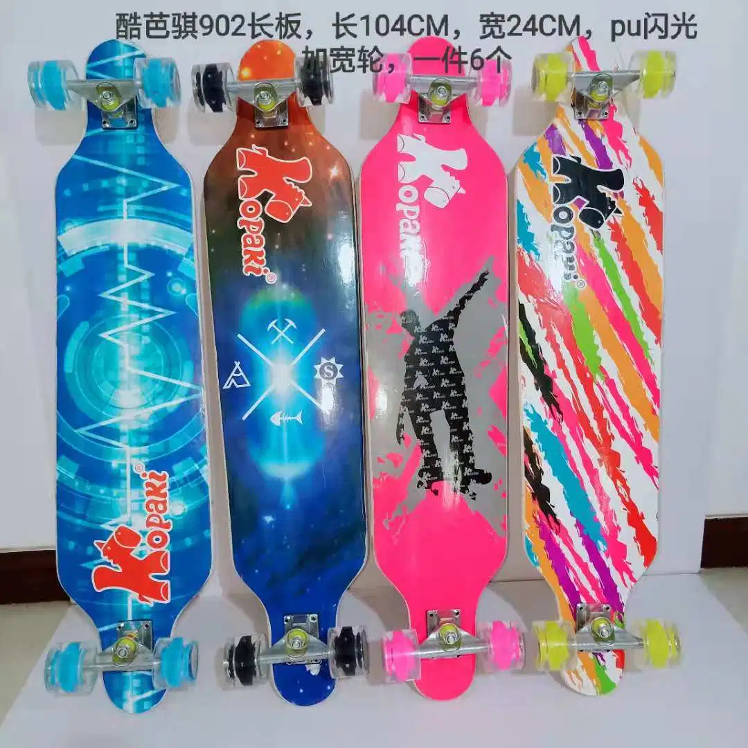 Koston PRO Longboard Deck Made From 8ply Canada Maples, Drop Through Long Skateboard Decks for Cruising Purpose Sk-01