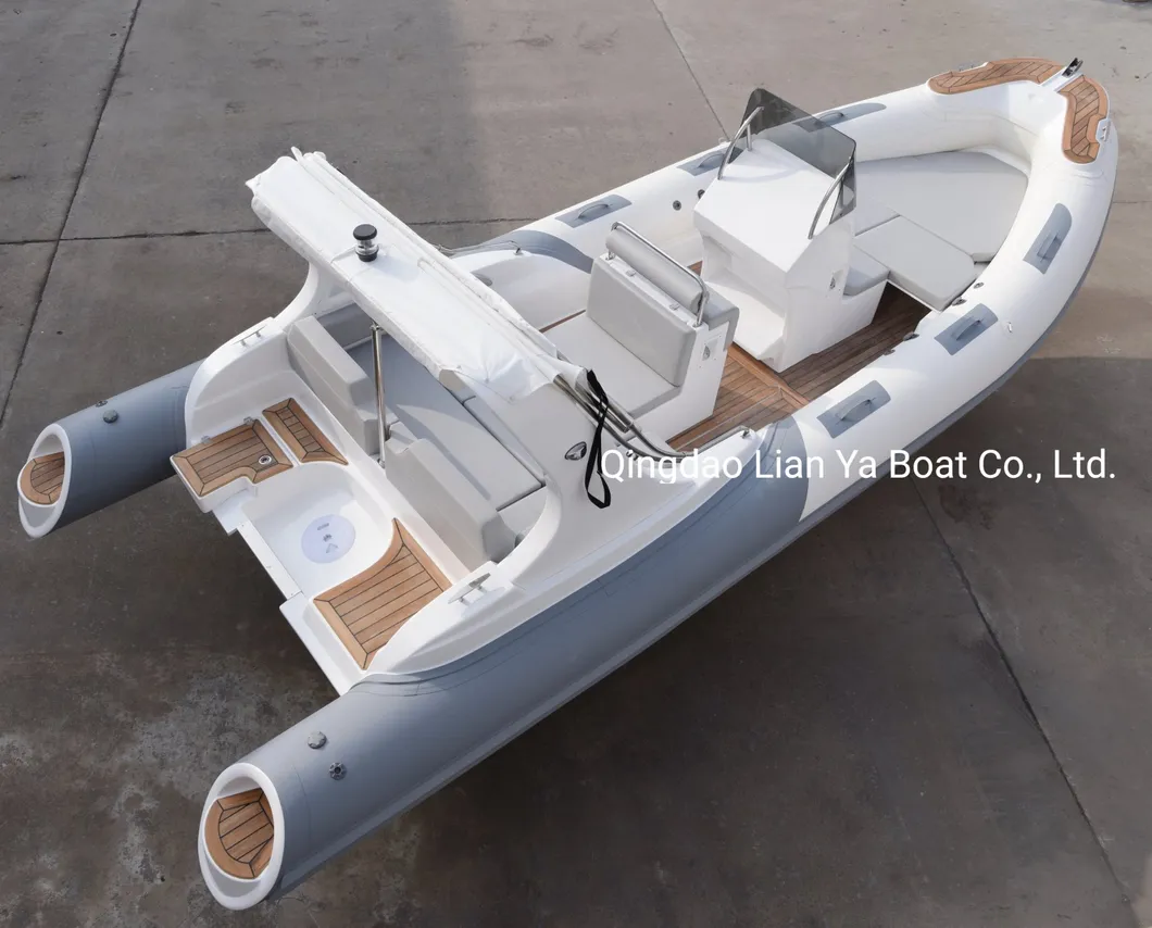 Liya 6.6meter/22feet Rib Boat Hypalon Large Inflatable Rigid Boat Ce