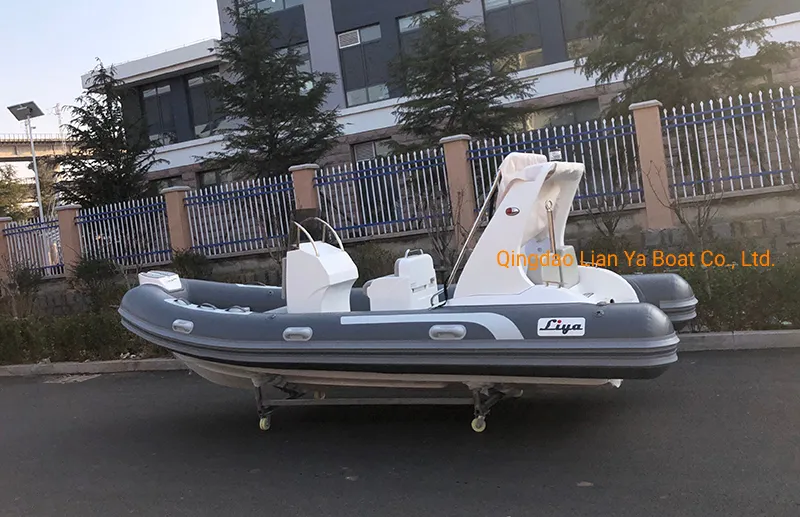 Liya 5.2m Small Fiberglass Inflatable Ferry Boat for Sale