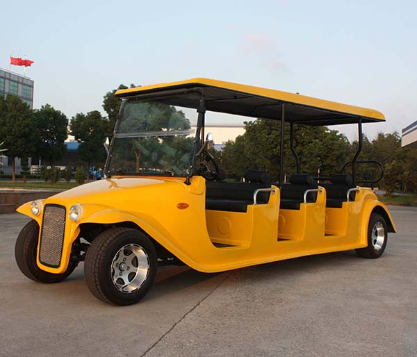 Luxury Low Speed Electrical 8 Seats Resort Club Car Electric Vehicle Vintage (DN-8D)