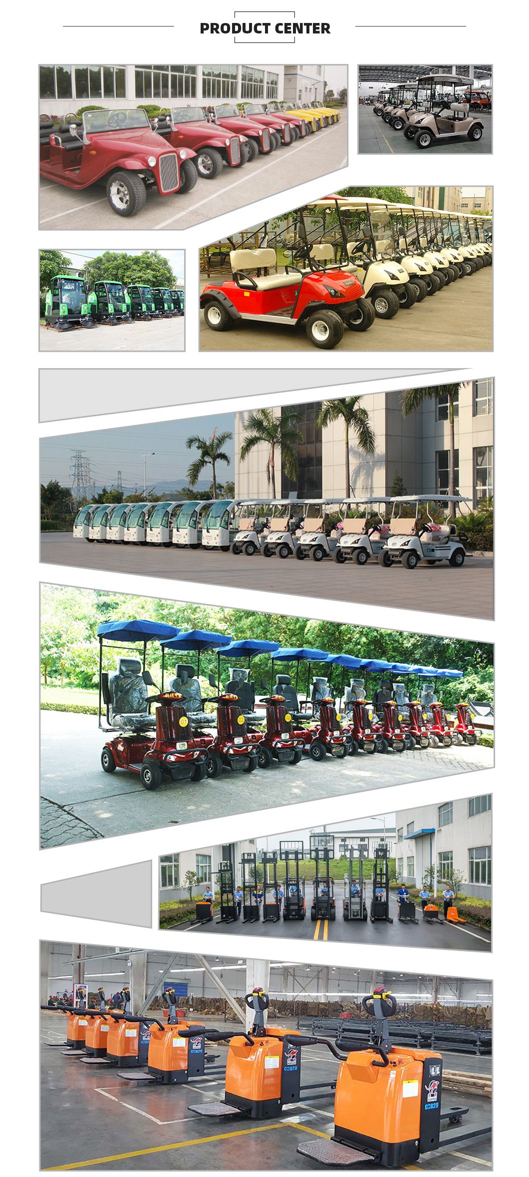 Luxury Low Speed Electrical 8 Seats Resort Club Car Electric Vehicle Vintage (DN-8D)