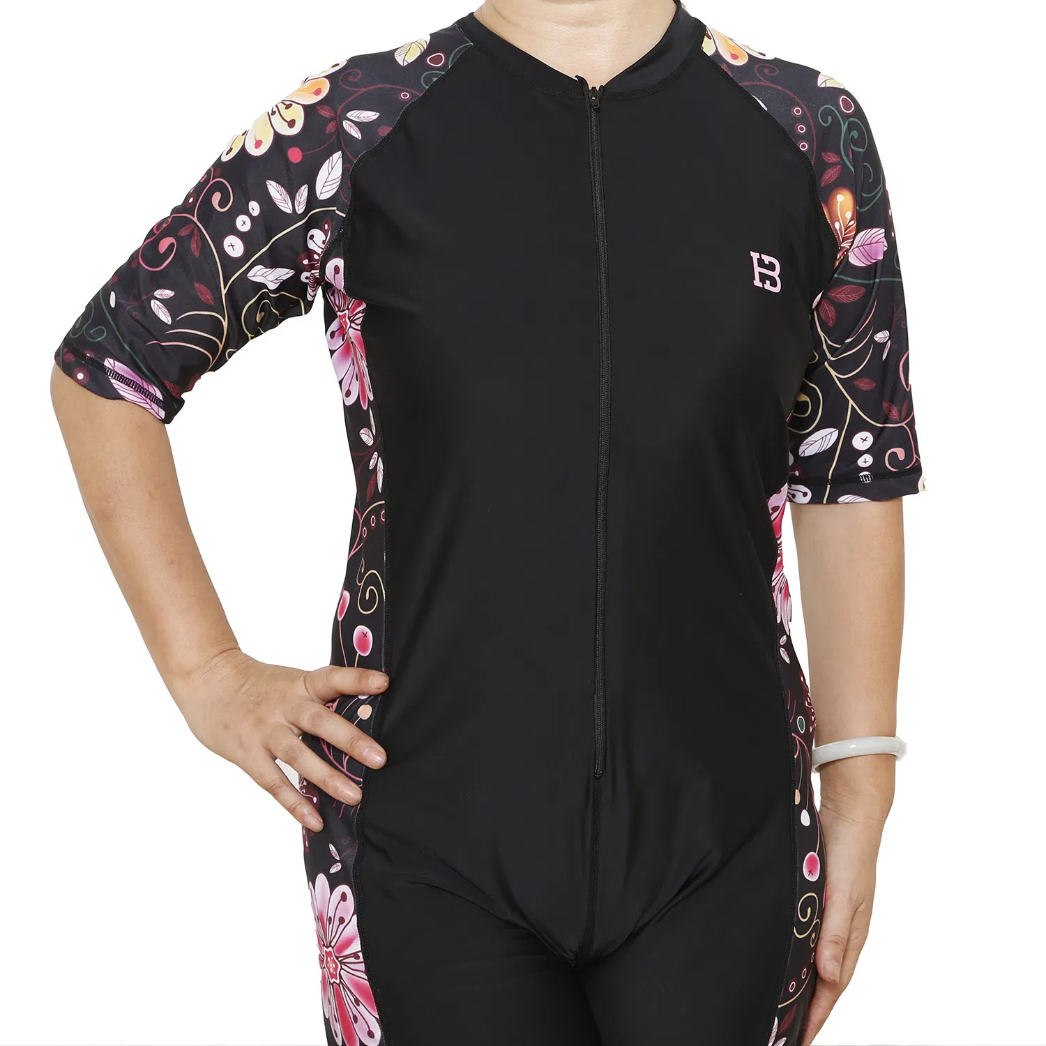 Lycra Suit Short Sleeve Women's Diving Suit & Swimsuit