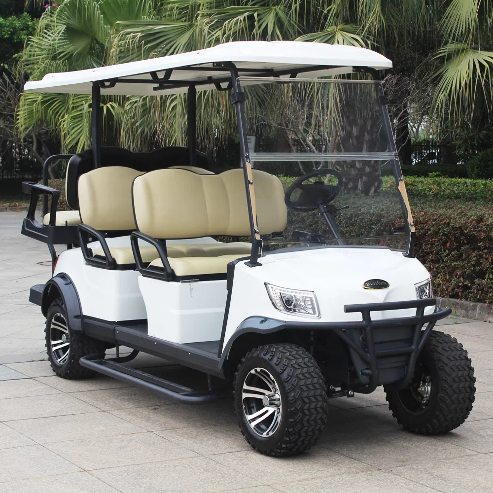 Marshell Graceful Design 6 Seater Electric Lifted Golf Cart 48V Elegant Golf Car (DH-M4+2)