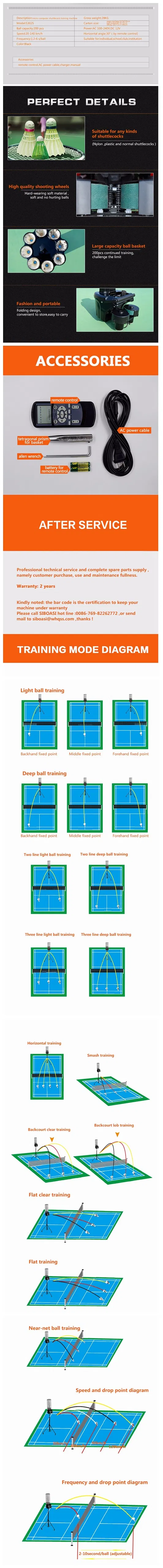 Mini Badminton Shuttlecock Gun Machine for Training Use Badminton Machine (S2025)
