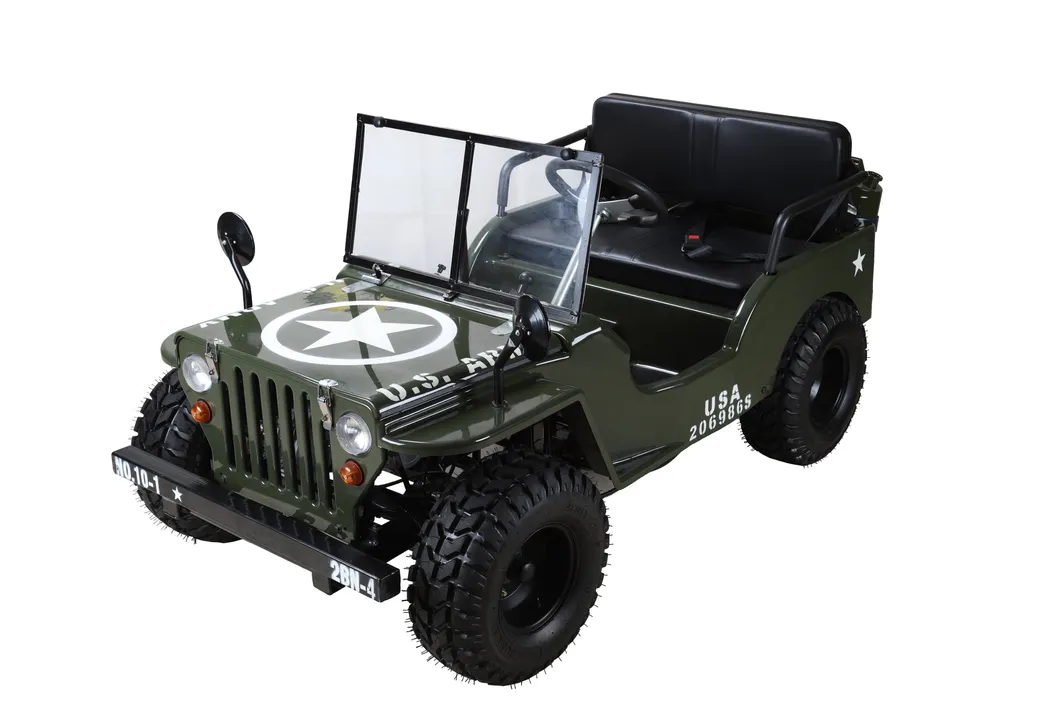 Mini Jeep with Spare Tyre 150cc Engine Gas Powered Motorcycle off Road Racing Bicycle Vehicle Sport ATV